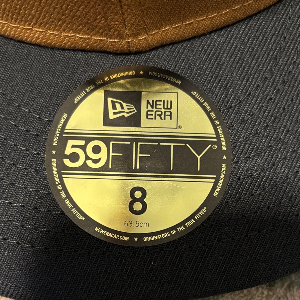 New Era Buffalo Bills Brown and Black 59FIFTY Fitted Hat - Picture 4 of 5